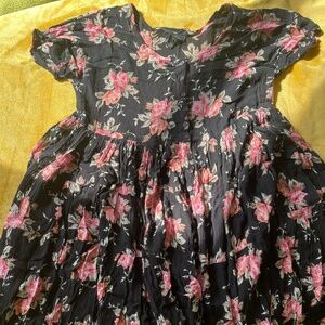 90s Floral Babydoll dress